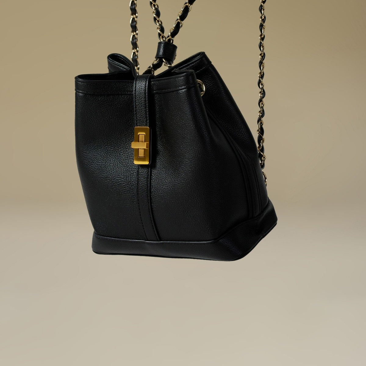 Firenze · Carol Backpack Black (Gold)