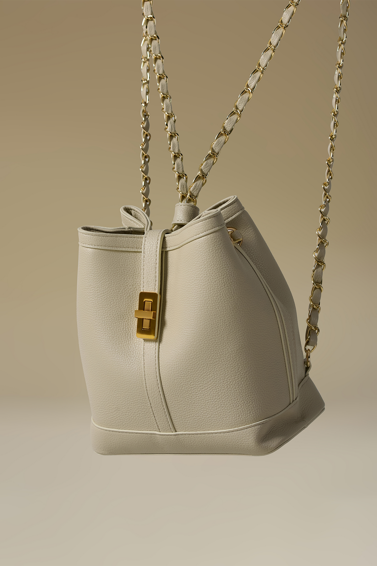Firenze · Carol Backpack Ivory (Gold)