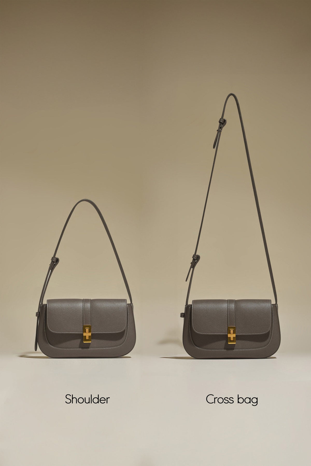 Firenze · Baguette S Étaupe (Gold)