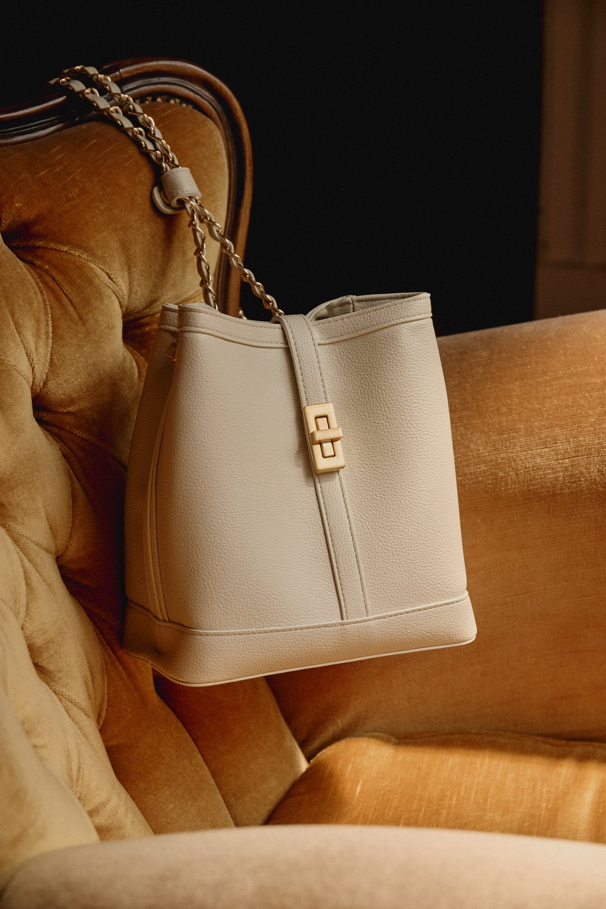 Firenze · Carol Backpack Ivory (Gold)