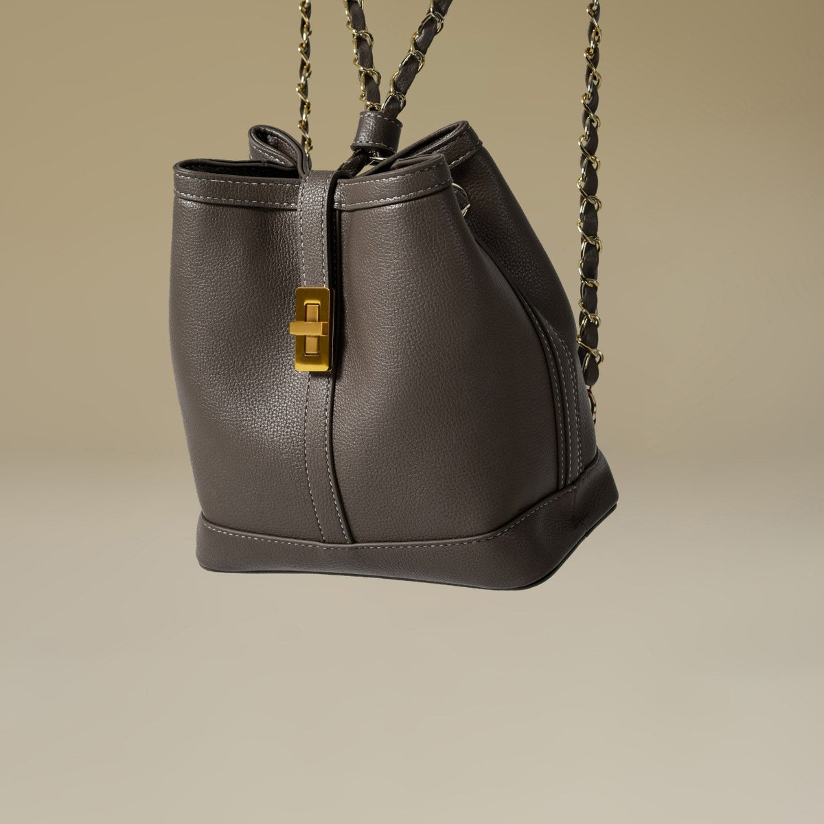 Firenze · Carol Backpack Étaupe (Gold)