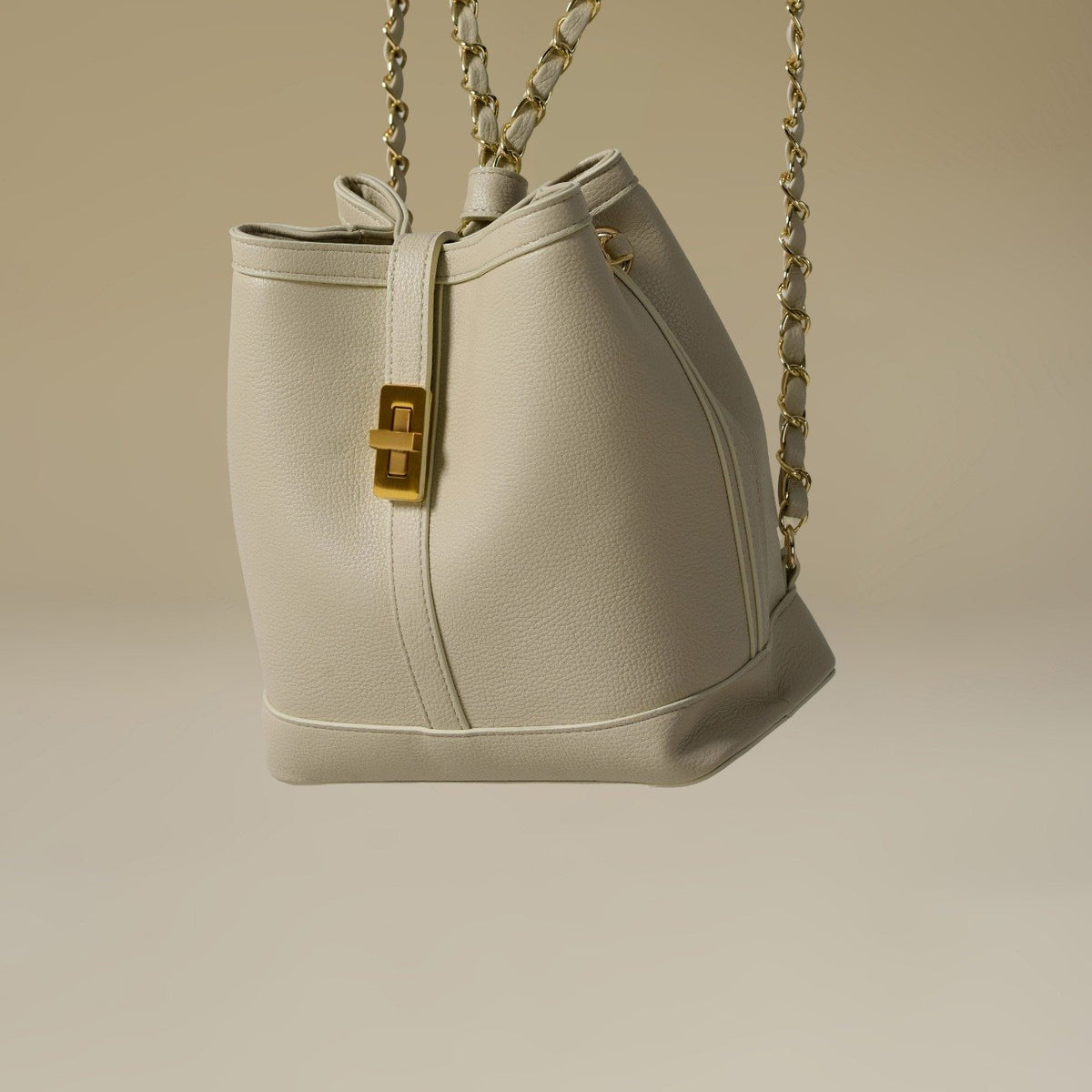 Firenze · Carol Backpack Ivory (Gold)