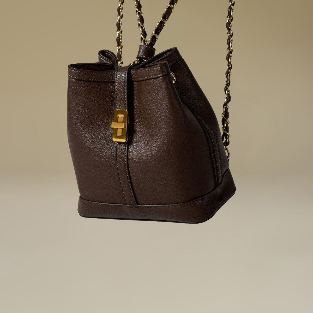 Firenze · Carol Backpack Walnut (Gold)