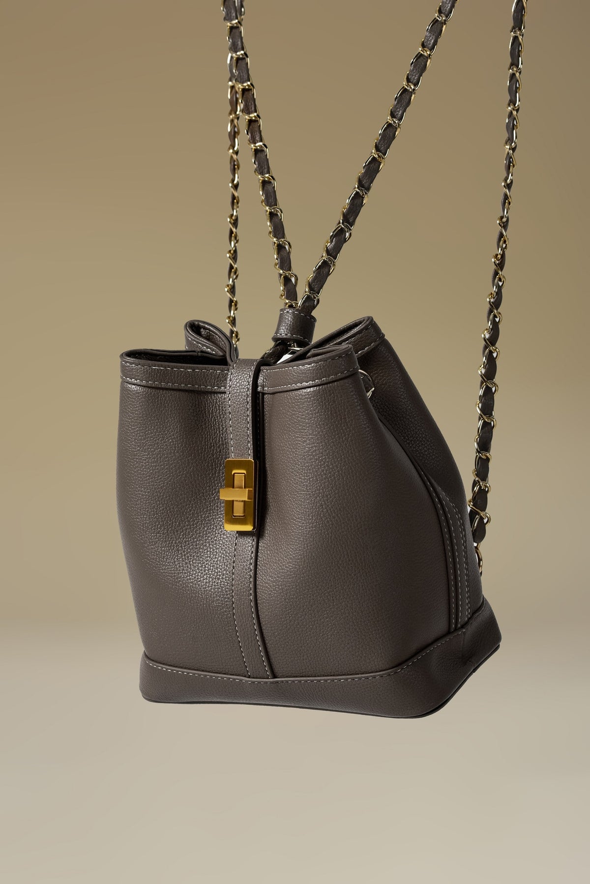 Firenze · Carol Backpack Étaupe (Gold)