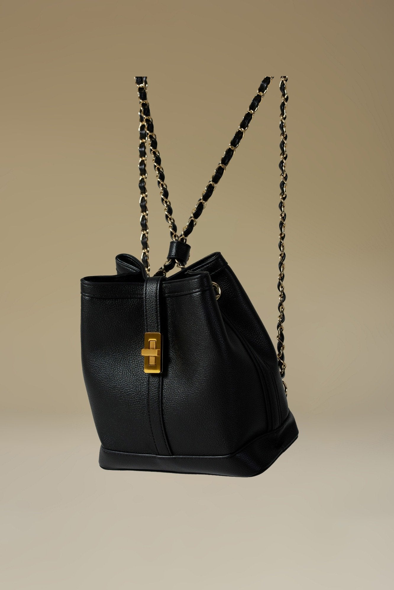Firenze · Carol Backpack Black (Gold)