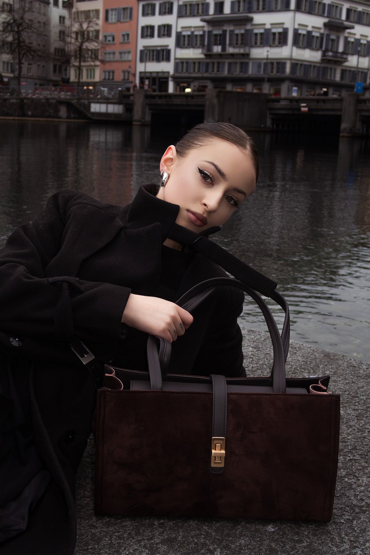 Suede · Matilda L Suede Walnut