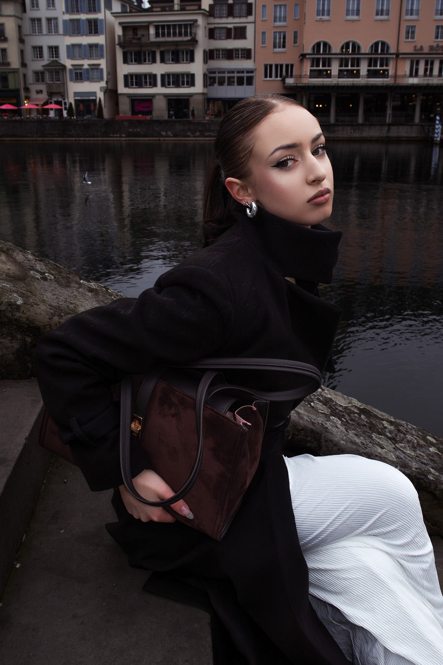 Suede · Matilda L Suede Walnut