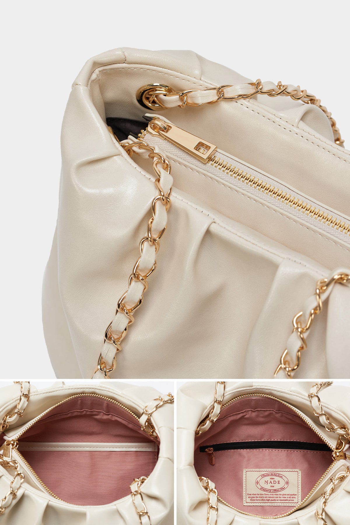 Classic · Chain Shoulder Ivory