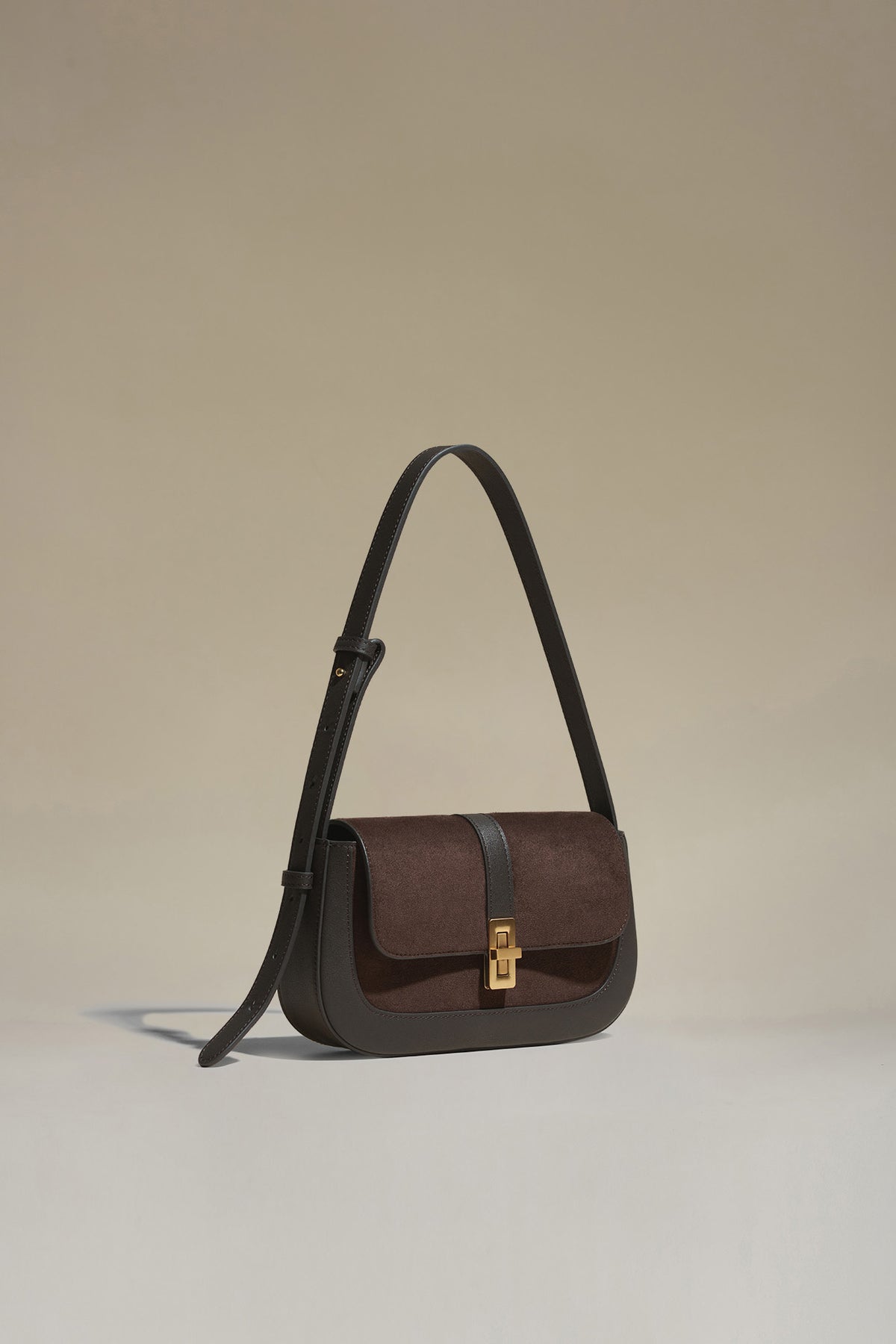 Suede · Baguette S Suede Walnut