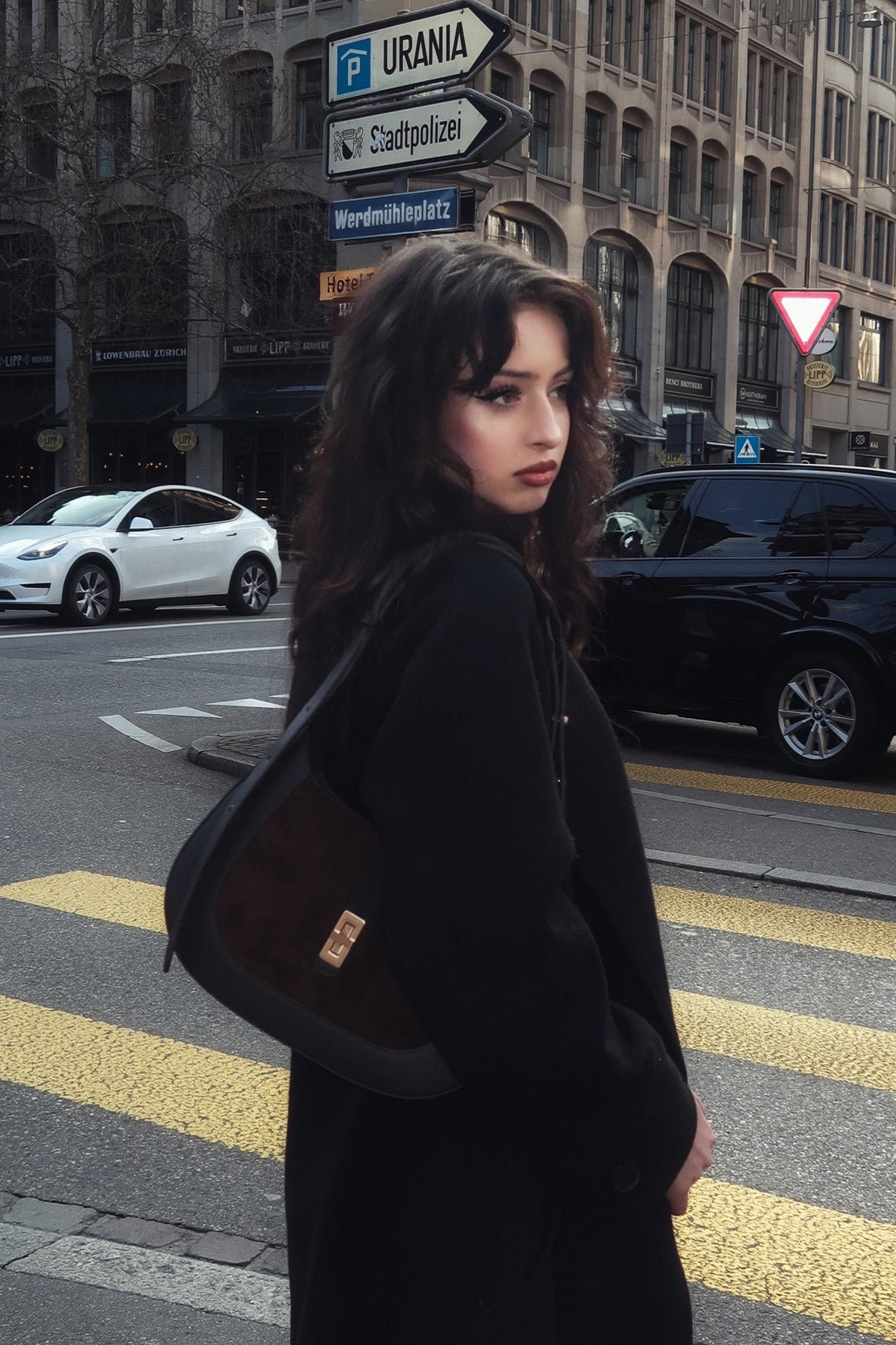 Suede · Amanda M Suede Walnut