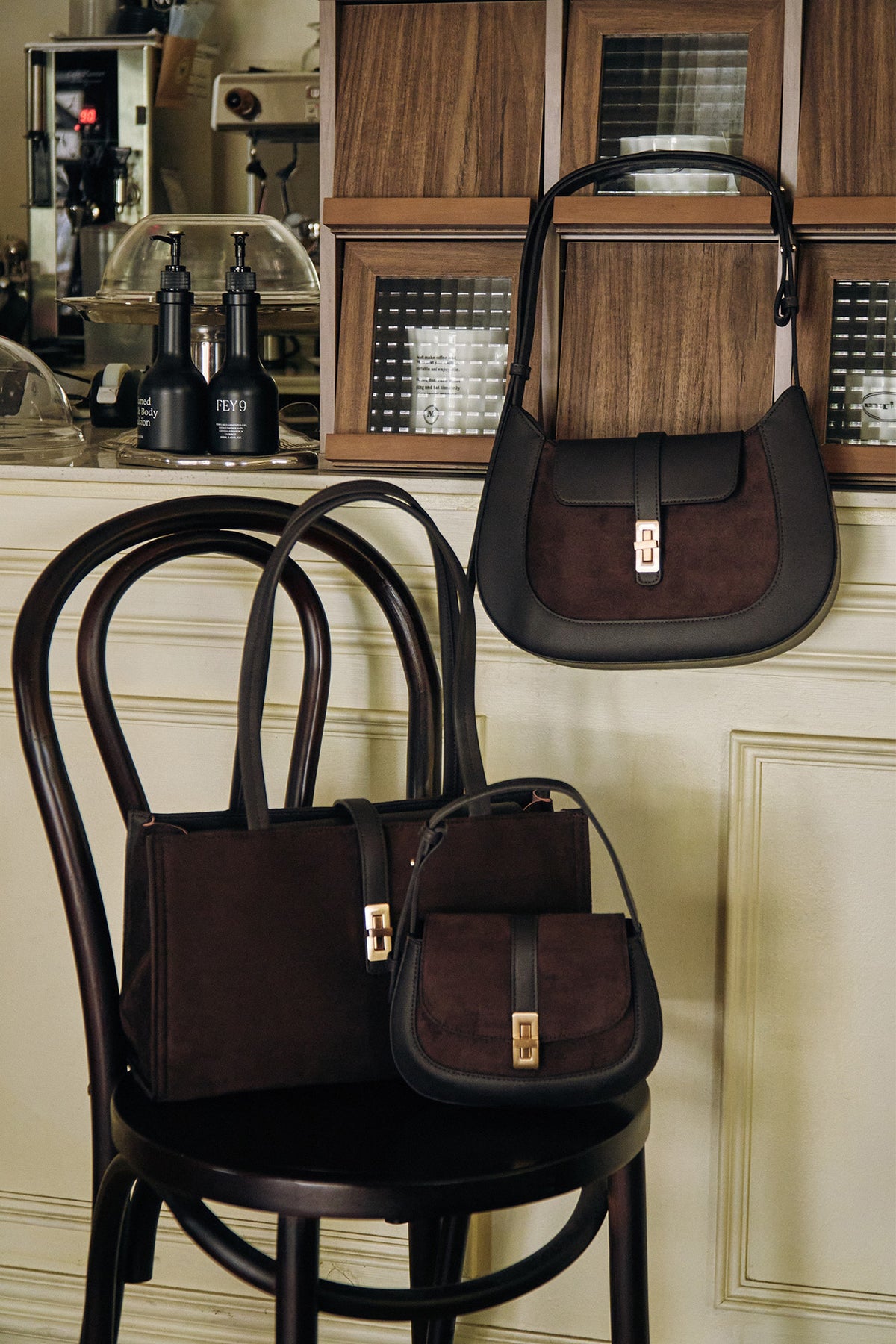 Suede · Matilda L Suede Walnut