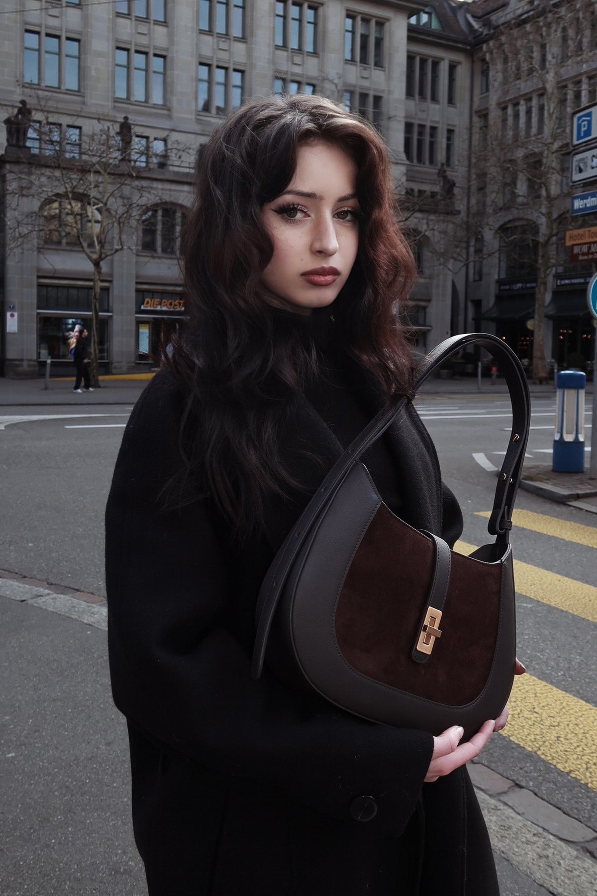 Suede · Amanda M Suede Walnut