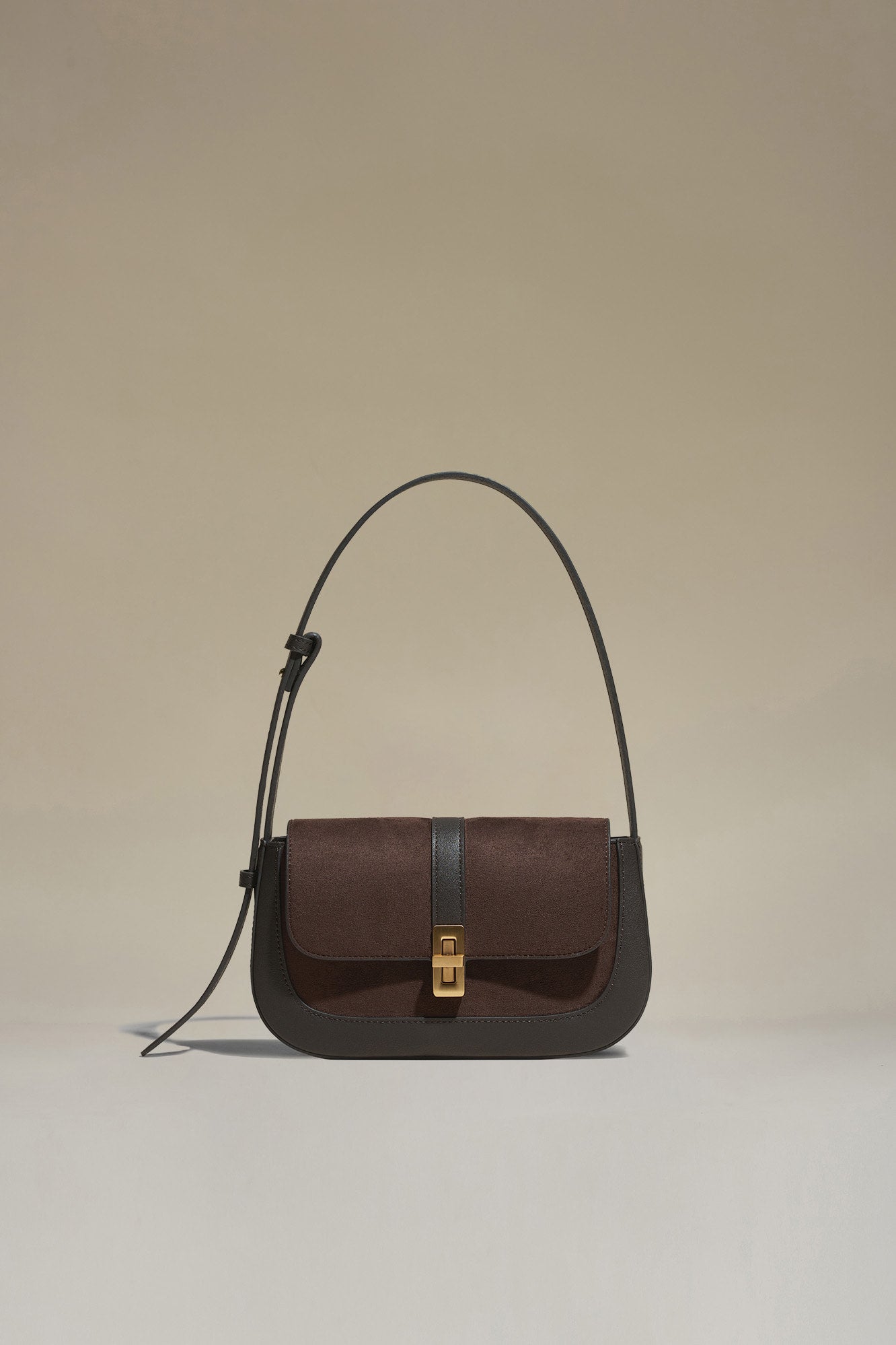 Suede · Baguette S Suede Walnut