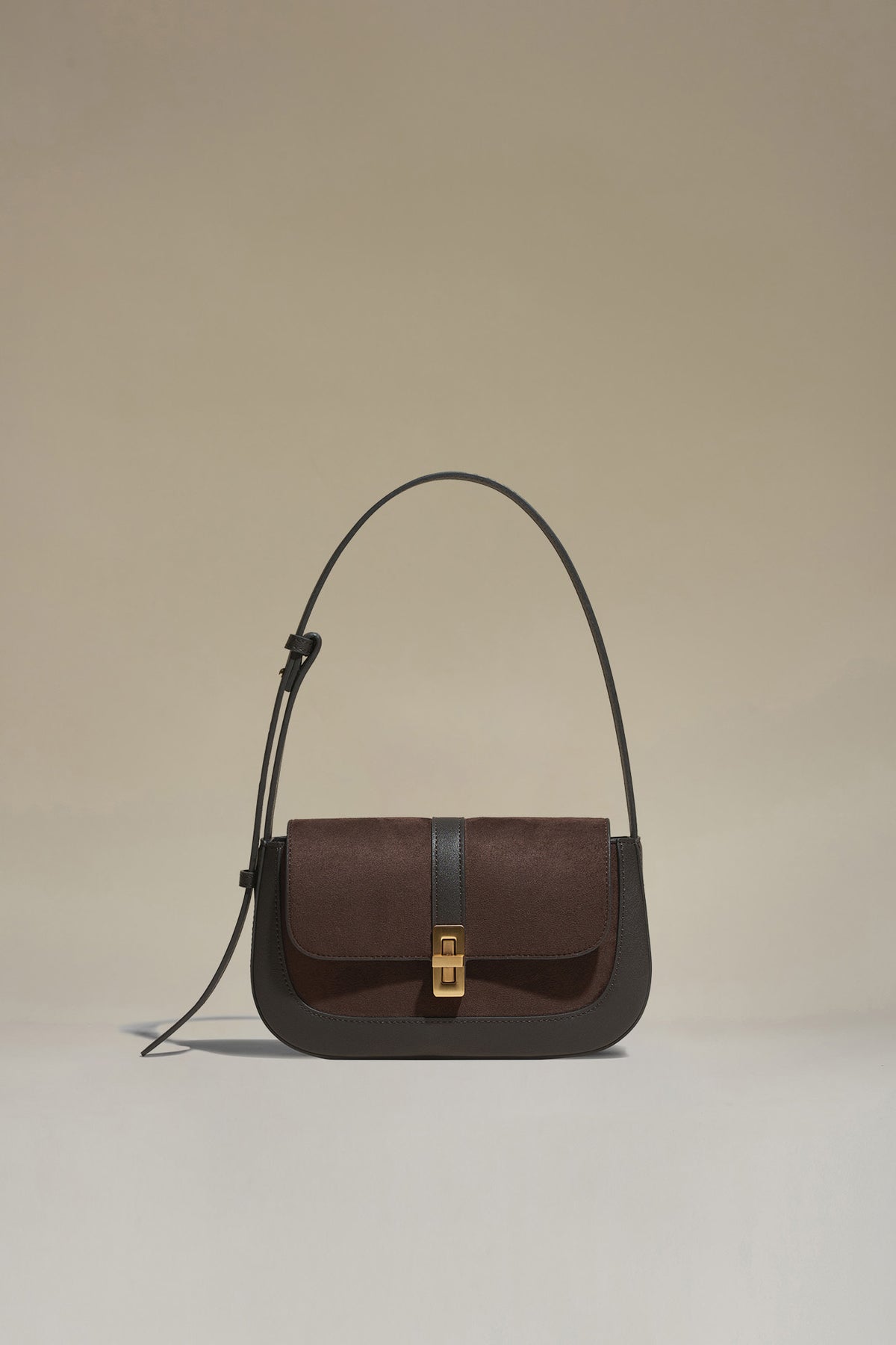 Suede · Baguette S Suede Walnut