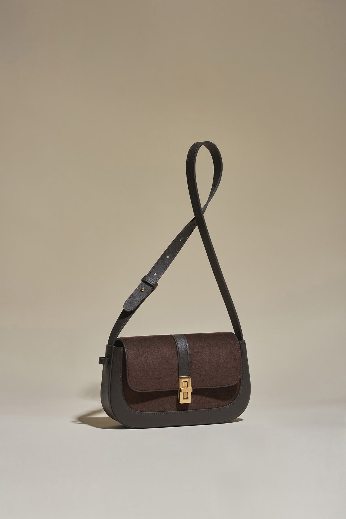 Suede · Baguette S Suede Walnut