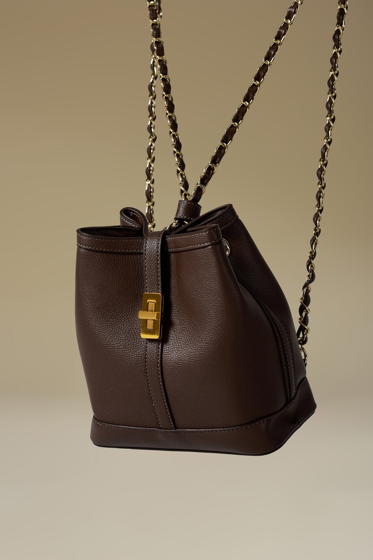 Firenze · Carol Backpack Walnut (Gold)