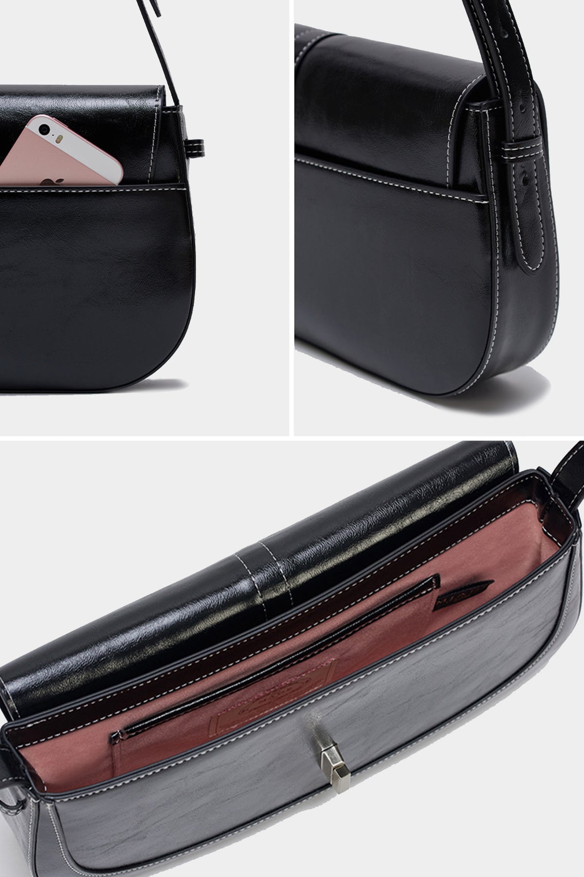 Atelier Classic · Baguette M Stitch Black
