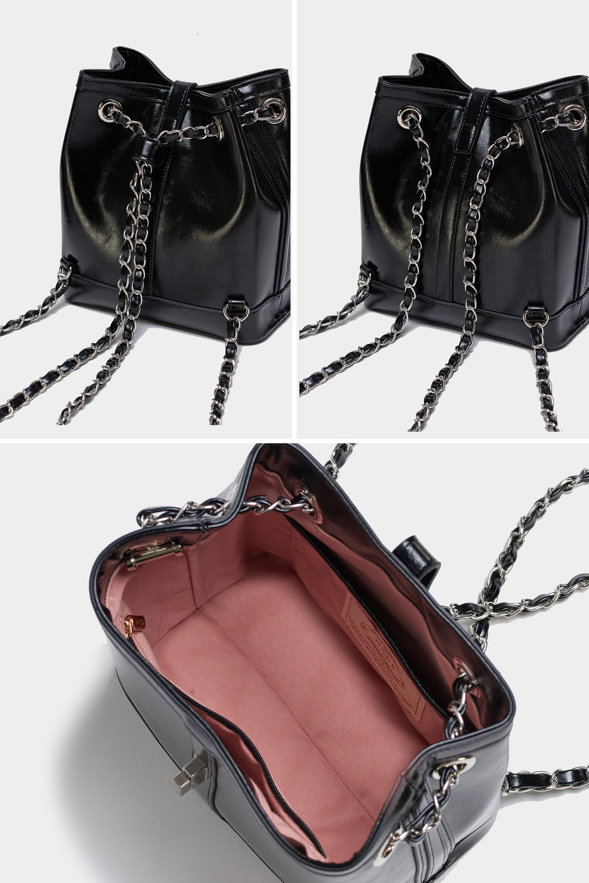 Atelier Classic · Carol Backpack Silver Black (Silver)