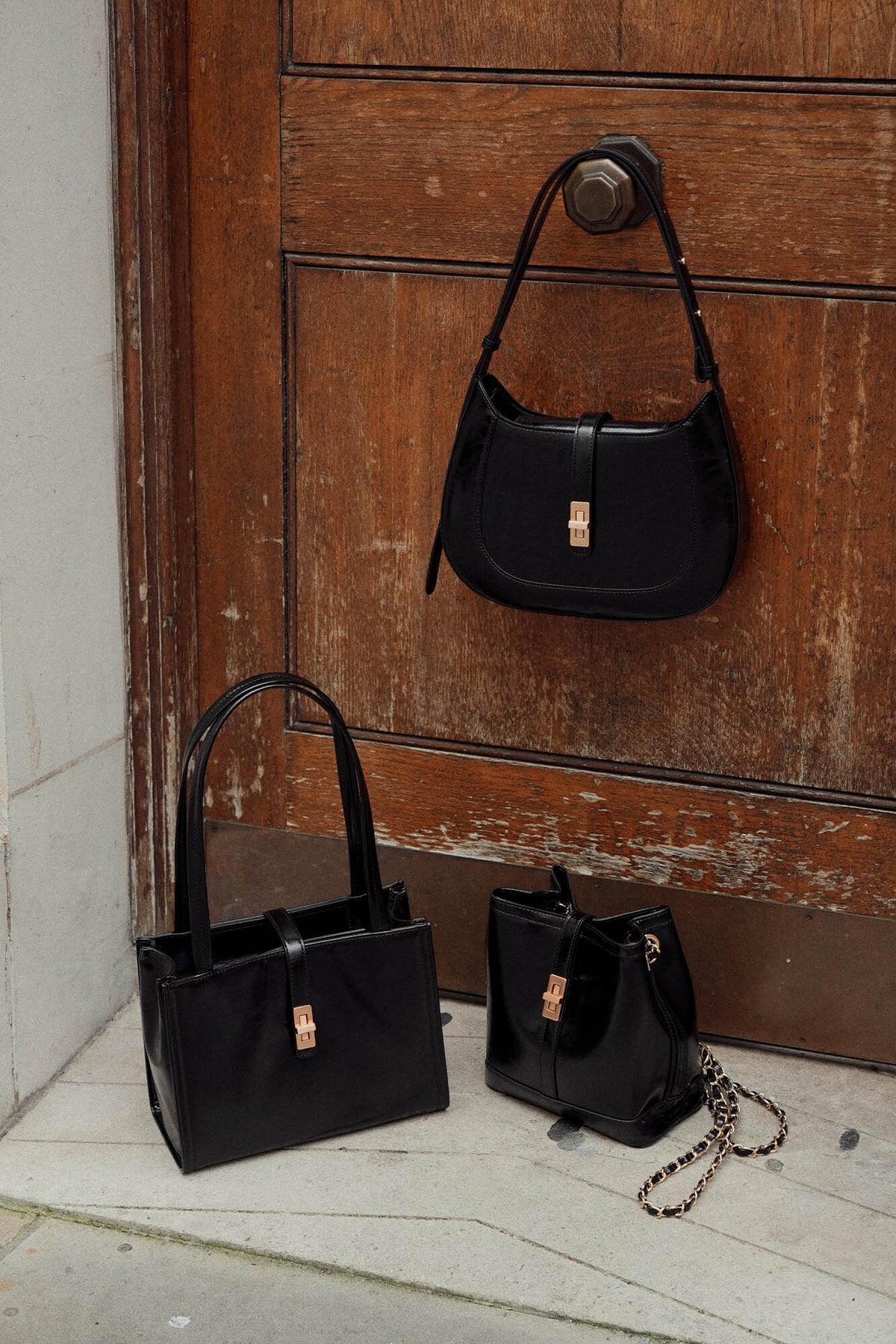 Atelier Classic · Carol Backpack Black (Gold)