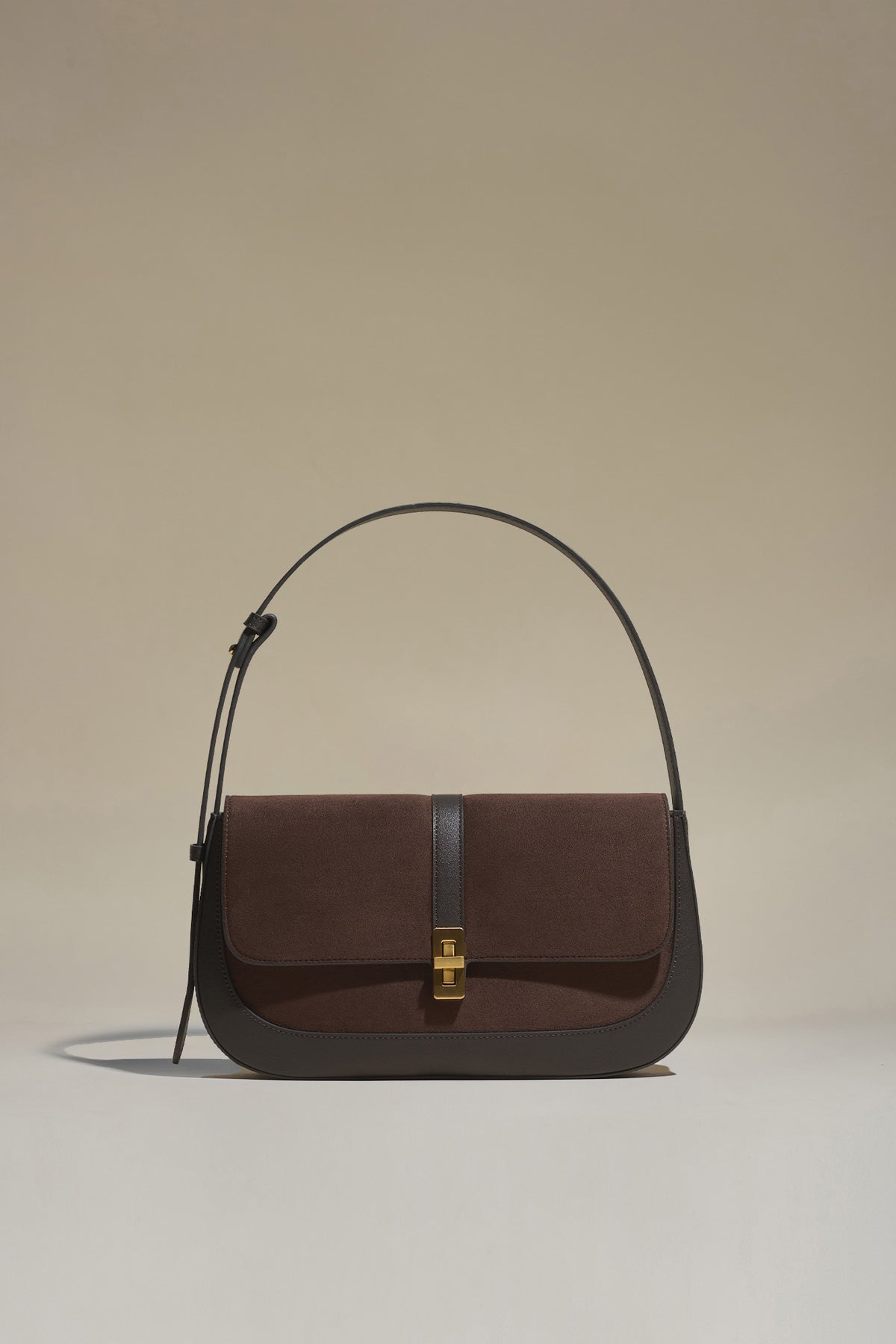 Suede · Baguette M Suede Walnut
