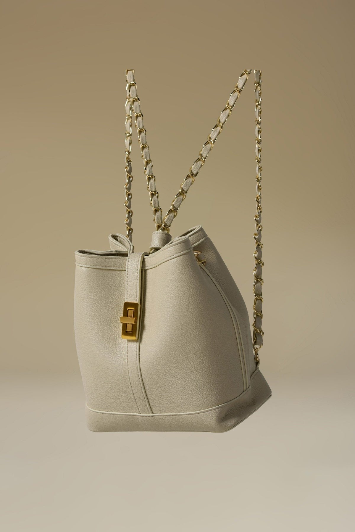 Firenze · Carol Backpack Ivory (Gold)