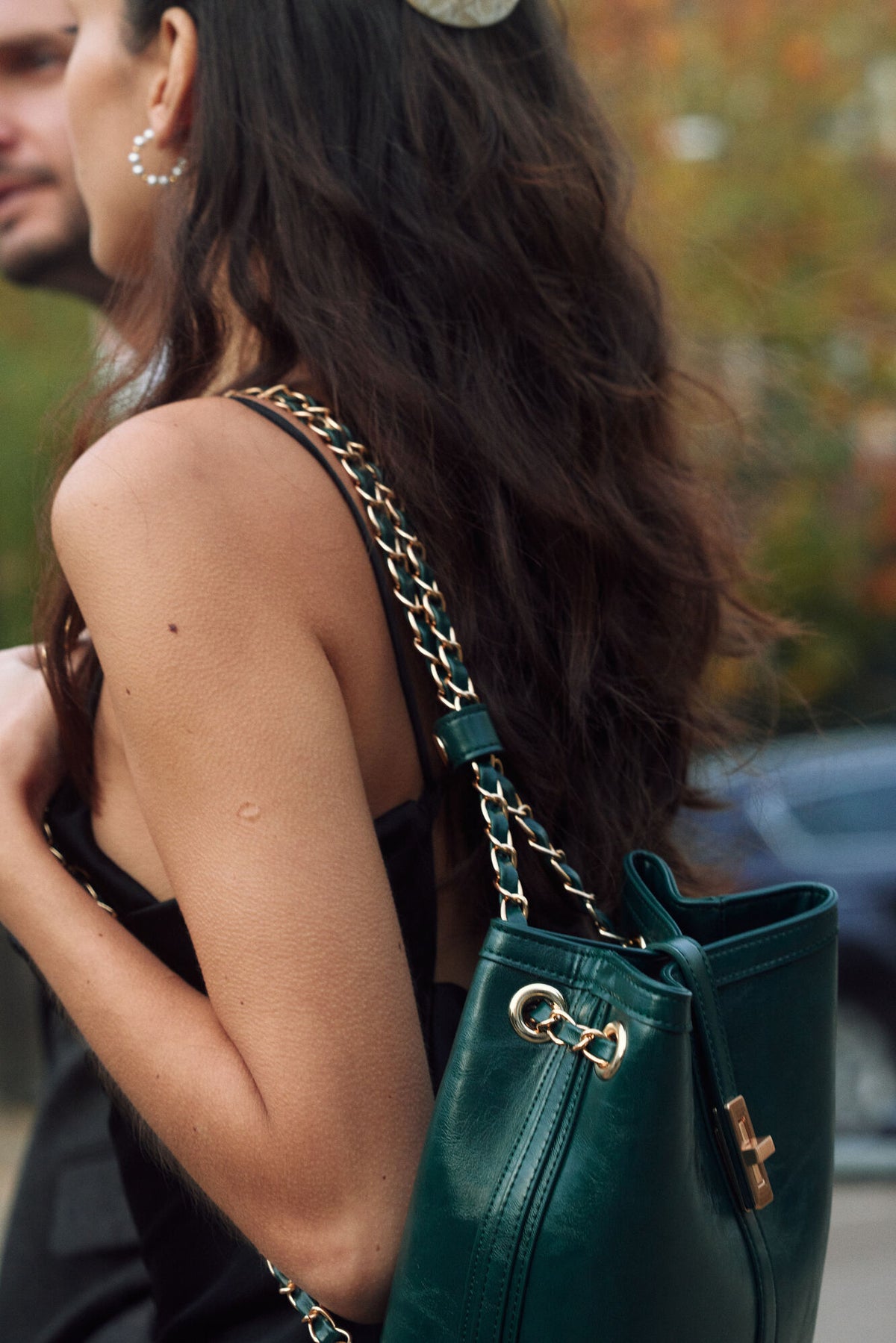 Atelier Classic · Carol Backpack Green (Gold)