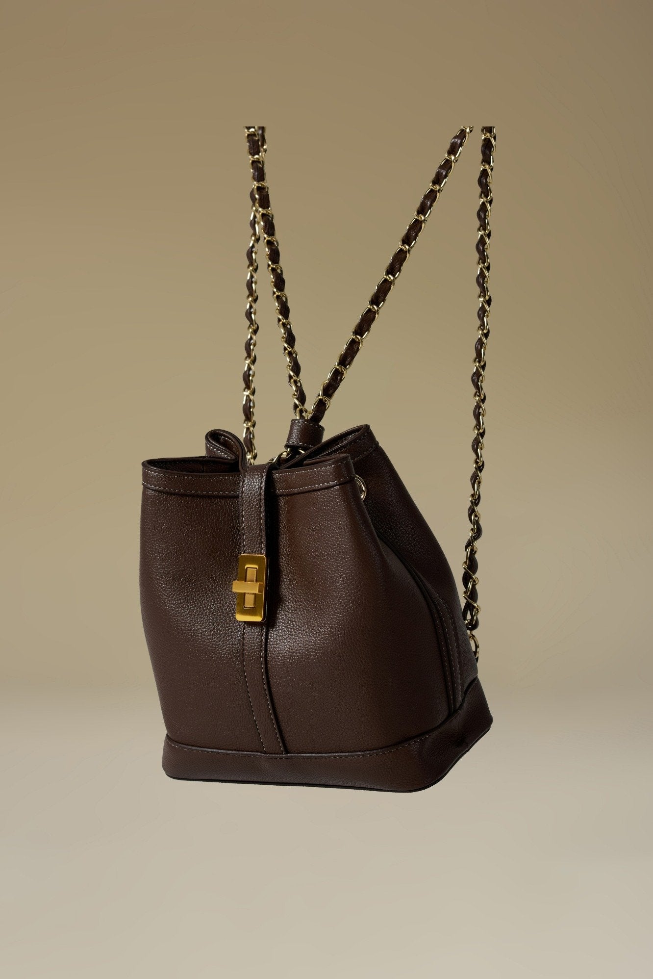 Firenze · Carol Backpack Walnut (Gold)