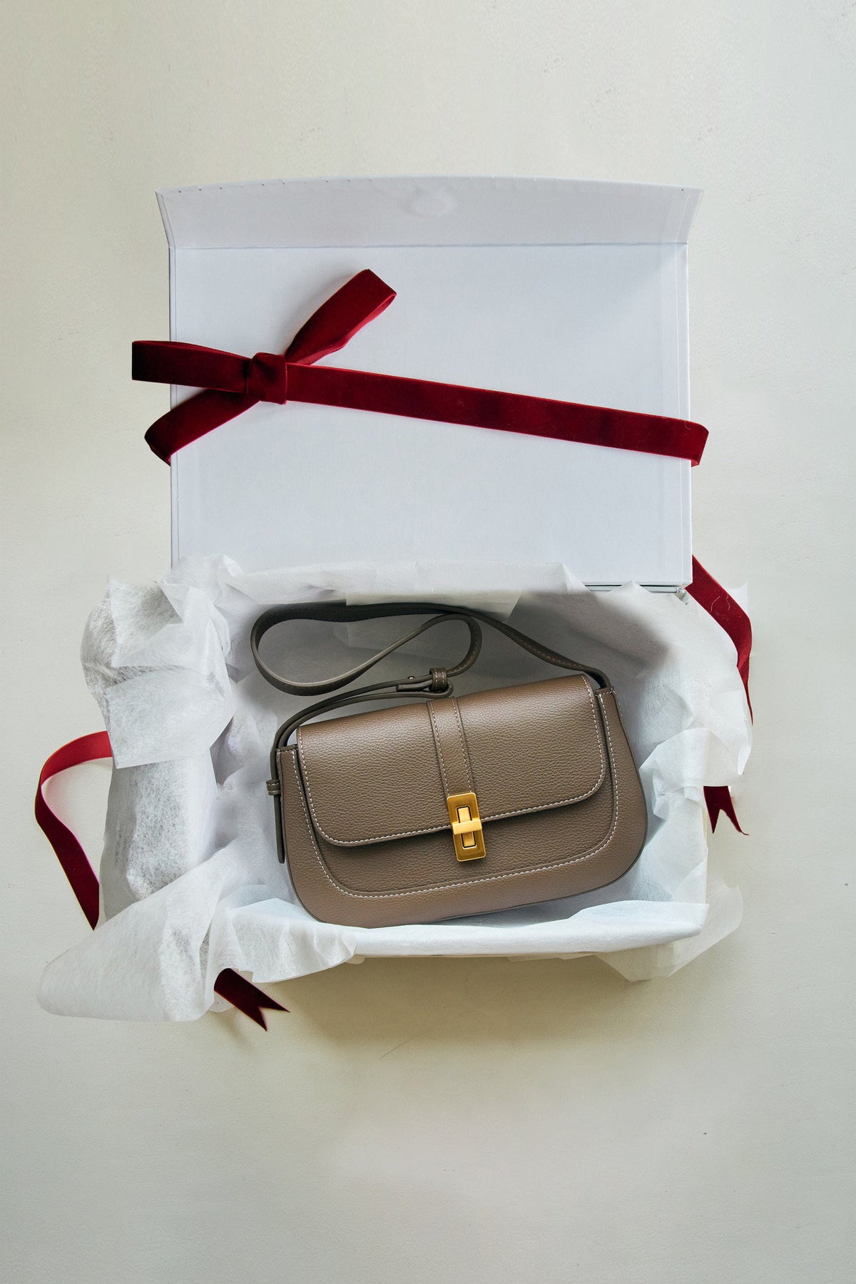 Firenze · Baguette S Étaupe (Gold)