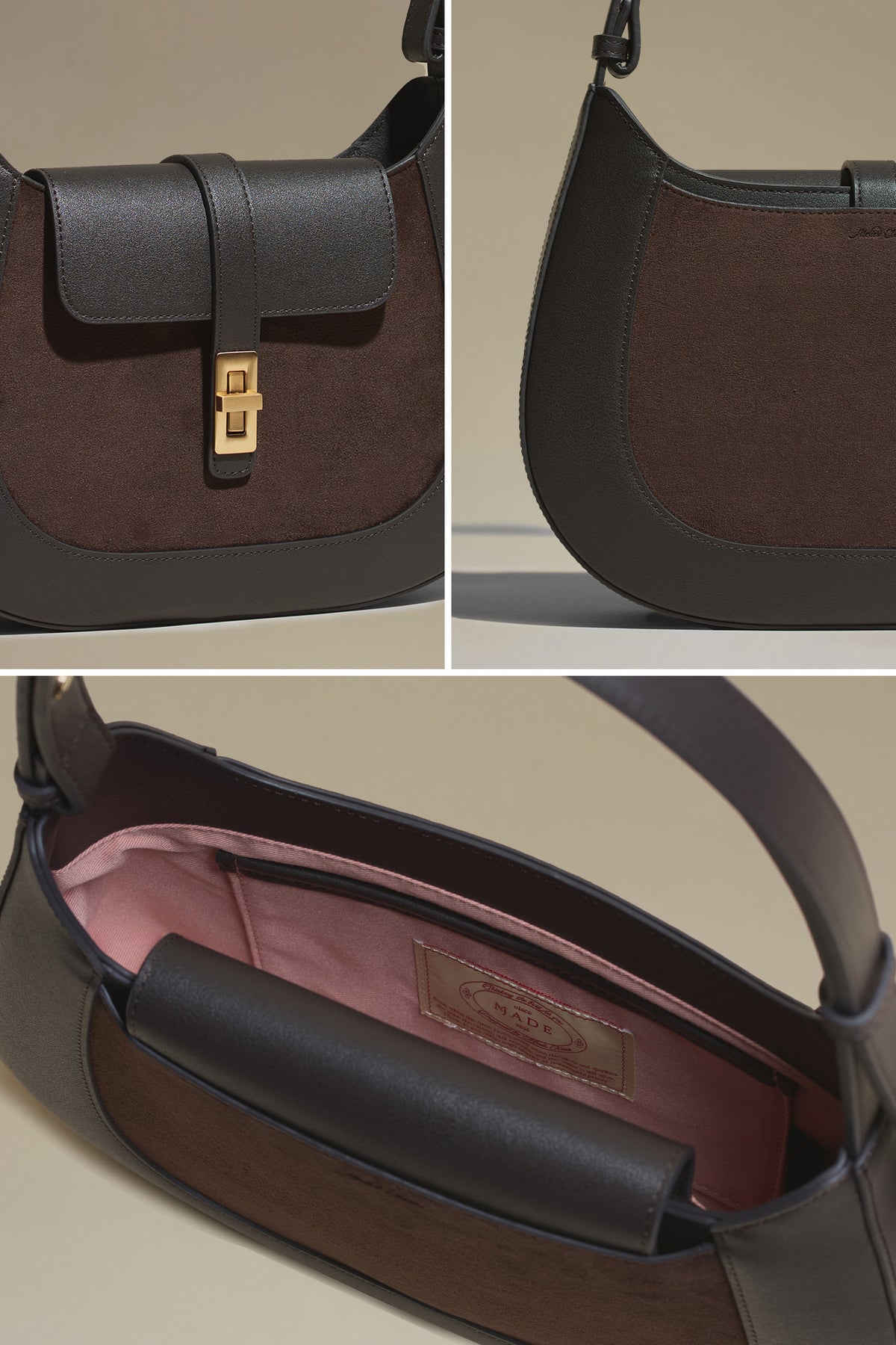 Suede · Amanda M Suede Walnut