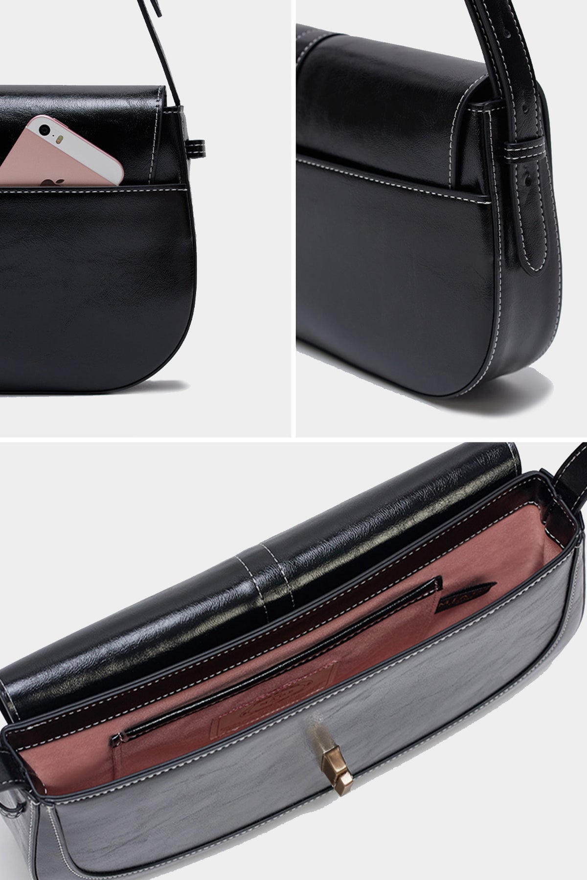 Classic · Baguette M Black (stitch)